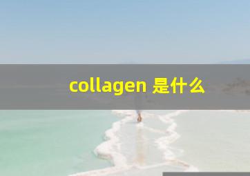 collagen 是什么